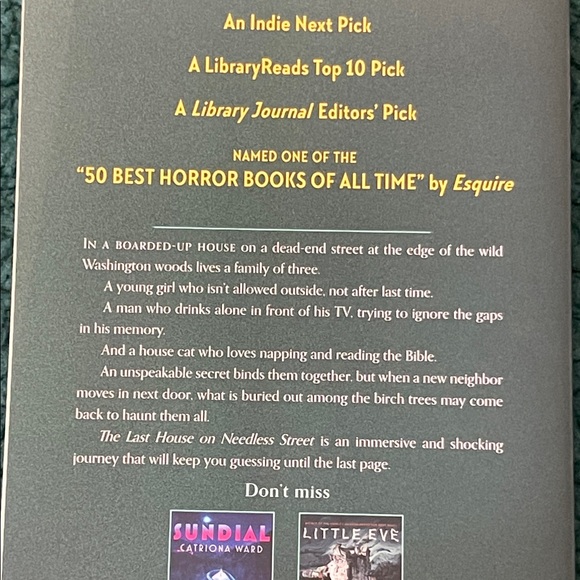 The Last House on Needless Street paperback book by Catriona Ward NWT - Picture 6 of 10